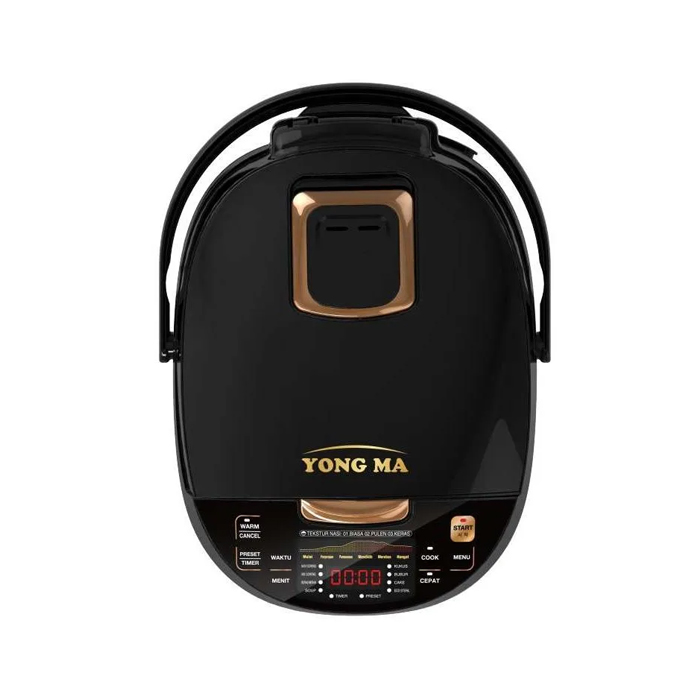 Yong Ma Digital Rice Cooker 2L - SMC7047N | SMC-7047N Hitam Merah